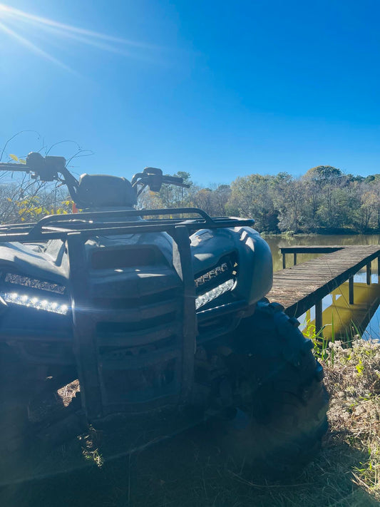 (NEW) 07-14 OBS Rancher 420 ATV Dual Row High Output LED Headlight Replacement Kit