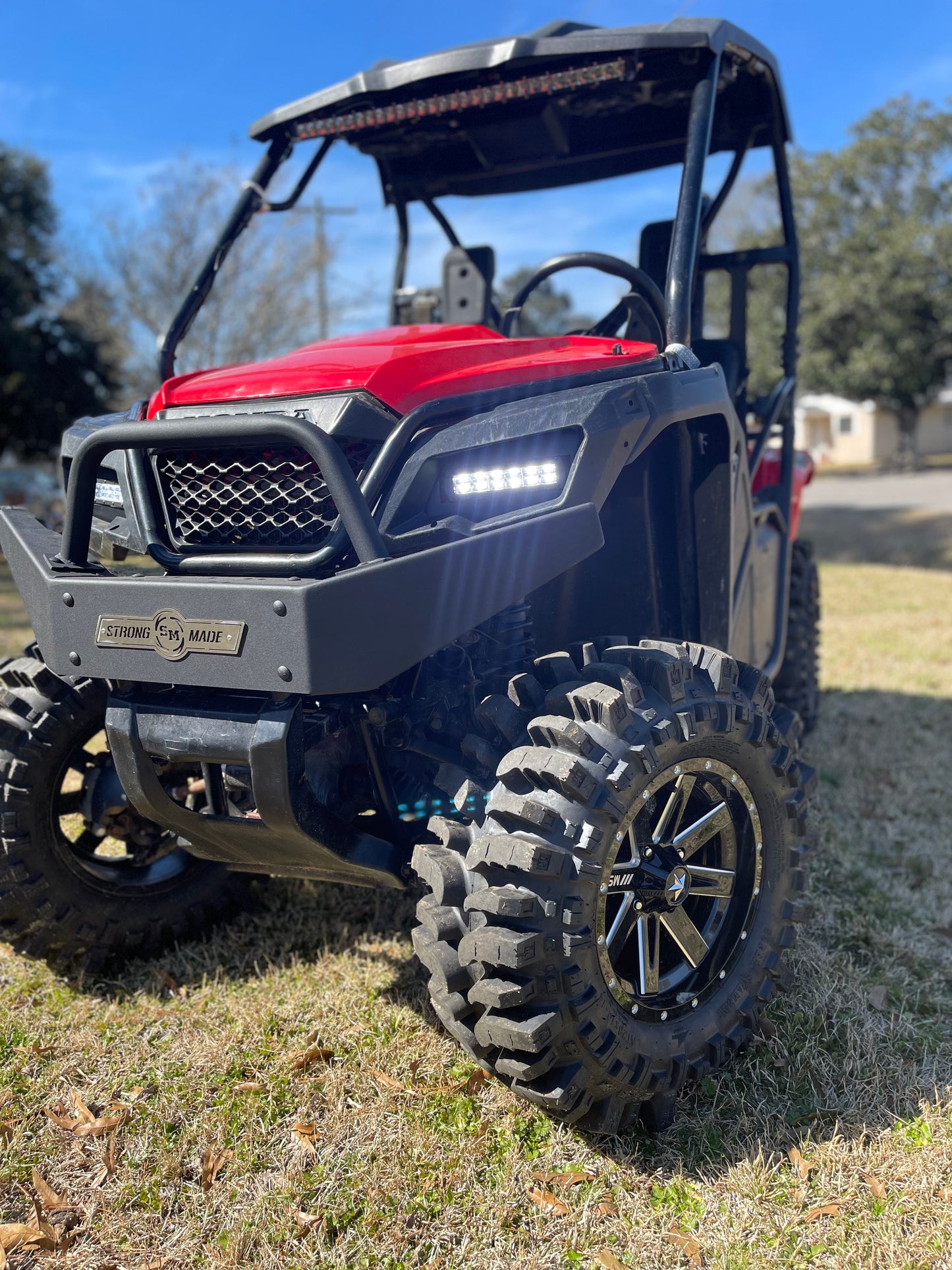 2015+ Honda Pioneer 500/520 Single Bar Dual Row LED headlight Replacement Kit