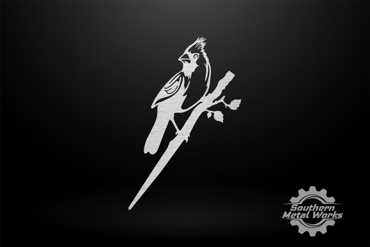 Cardinal/Cardinalidae/metal bird/outside décor/yard art/ tree art/tree bird/steel birds/animal art