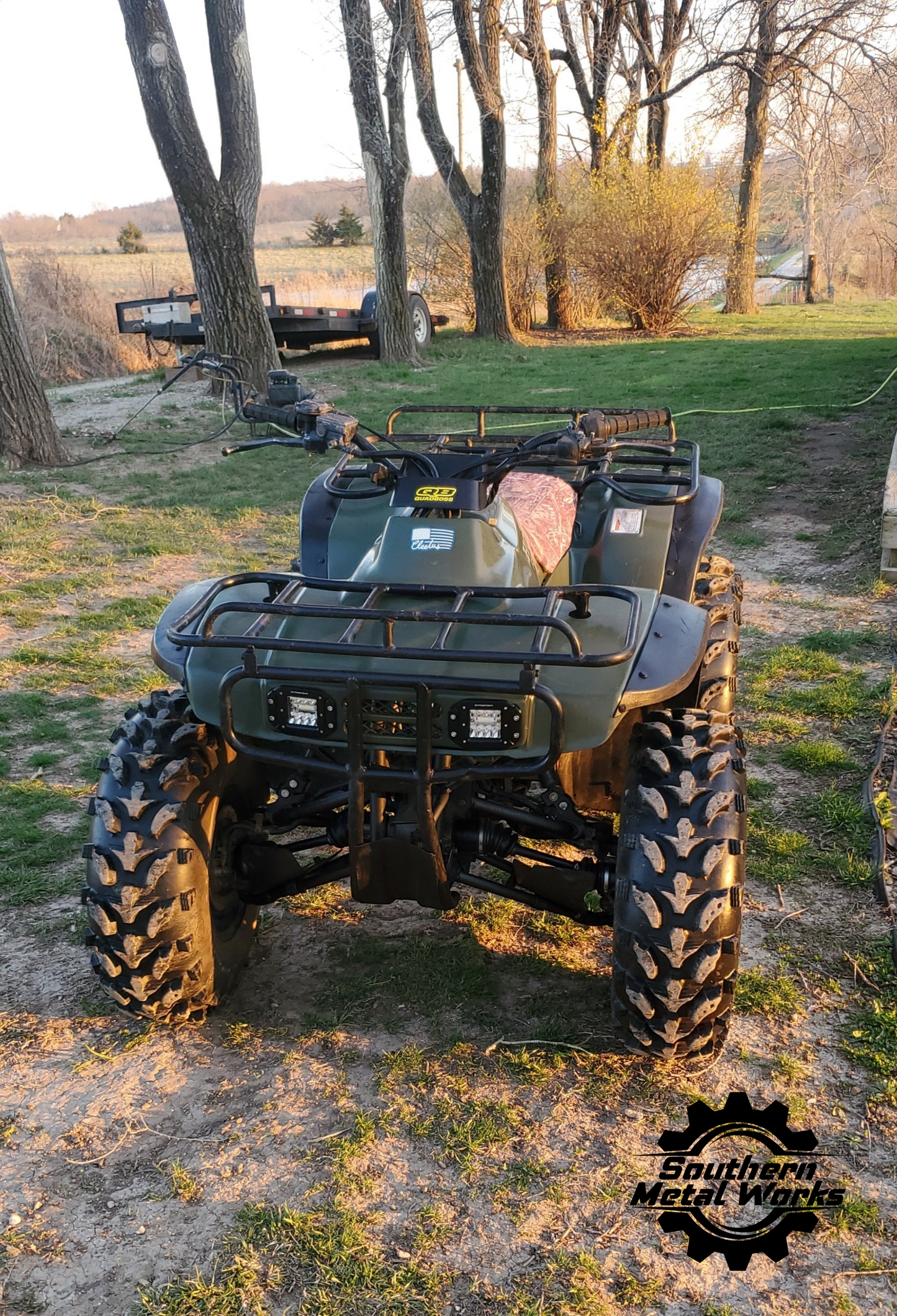 Honda Fourtrax 300 LED headlight bracket kit (Brackets Only)