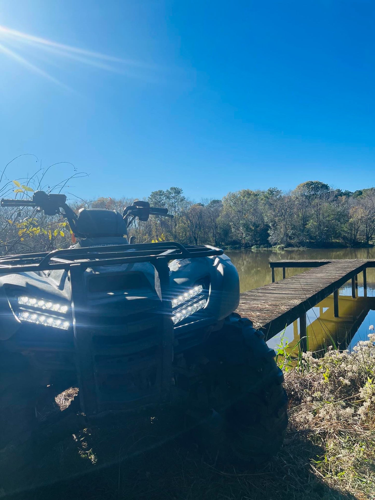 (NEW) 07-14 OBS Rancher 420 ATV Dual Row High Output LED  Headlight Replacement Kit