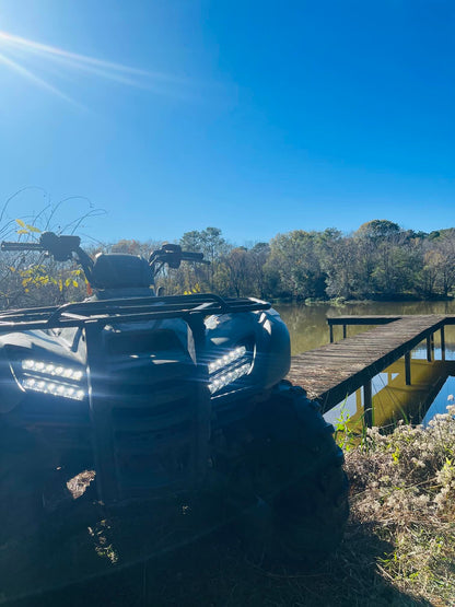 (NEW) 07-14 OBS Rancher 420 ATV Dual Row High Output LED  Headlight Replacement Kit