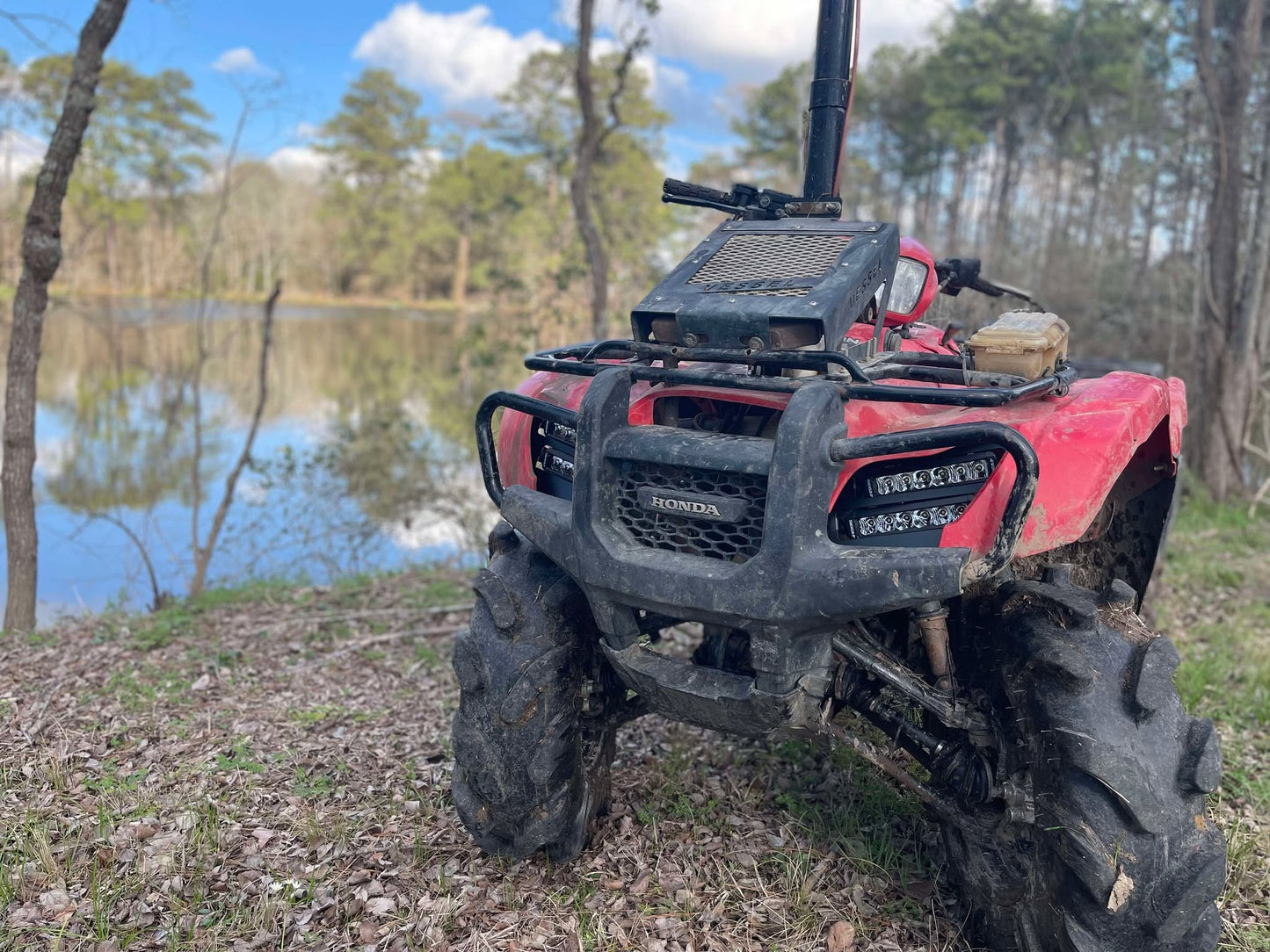 12-13 Foreman 500 ATV Dual Row High Output LED  Headlight Replacement Kit