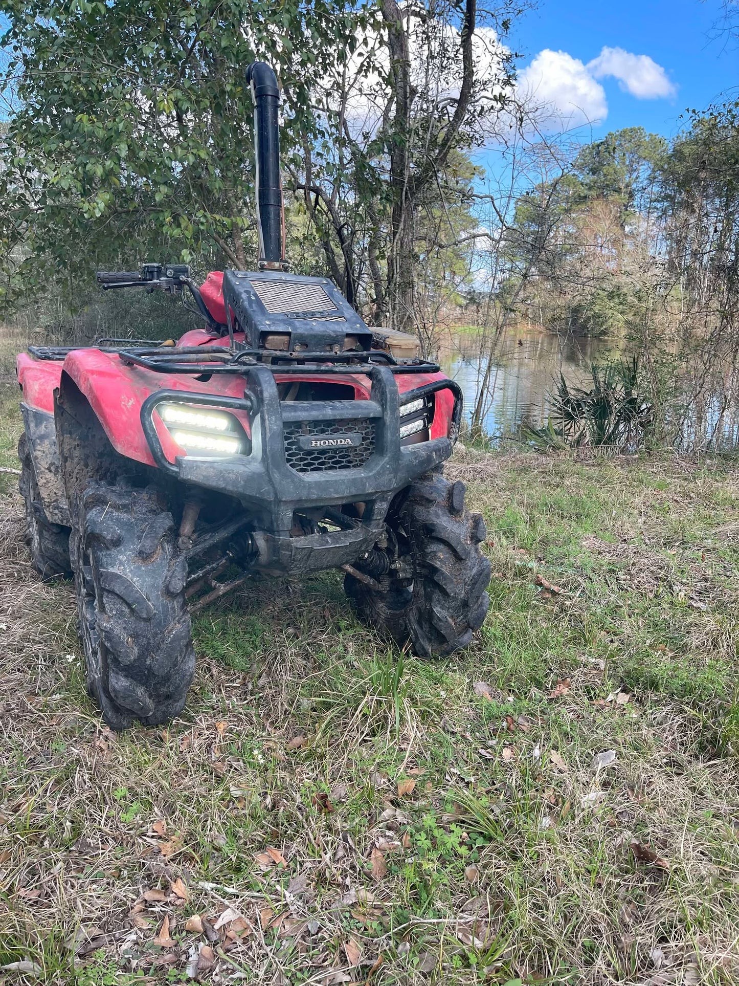 12-13 Foreman 500 ATV Dual Row High Output LED  Headlight Replacement Kit