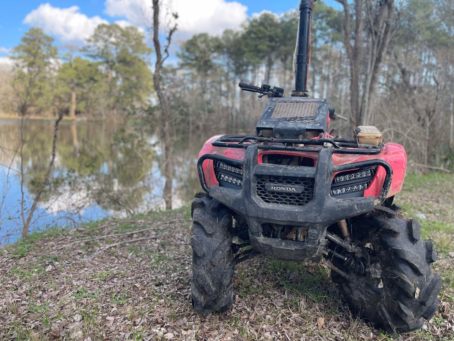 12-13 Foreman 500 ATV Dual Row High Output LED  Headlight Replacement Kit