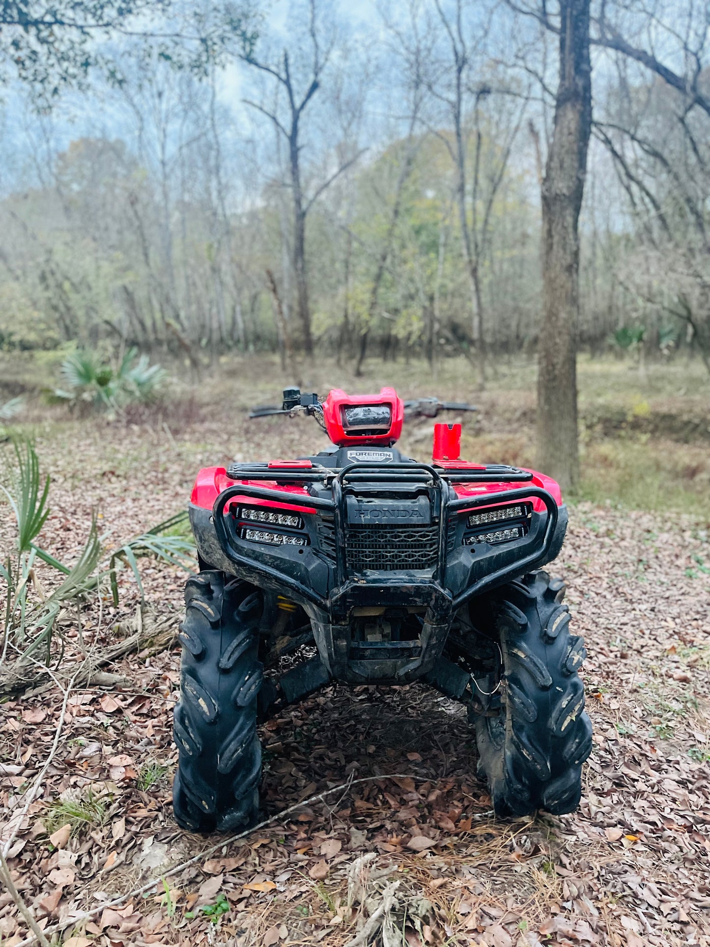 (NEW) 14+ NBS Honda Foreman | Rubicon | Rancher | ATV Dual Row High Output LED Headlight Replacement Kit