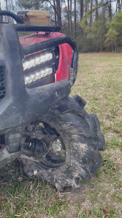 12-13 Foreman 500 ATV Dual Row High Output LED  Headlight Replacement Kit