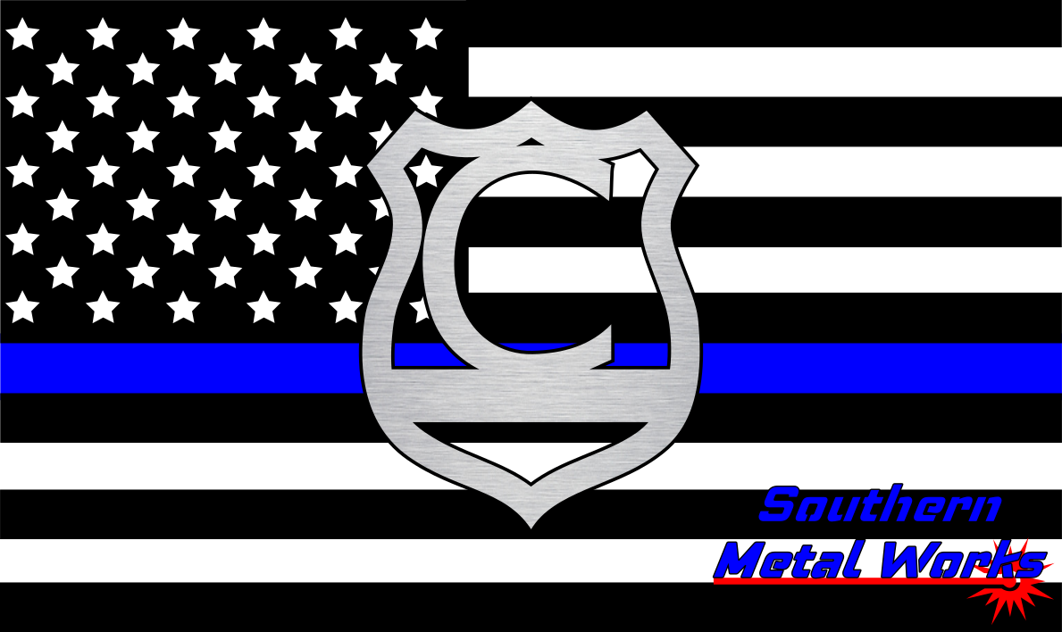 Police Badge A-Z Monogram Décor-DXF/SVG/PNG-Digital File