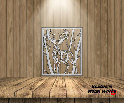 Decorative deer-Buck panel SVG/DXF/PNG Digital Download