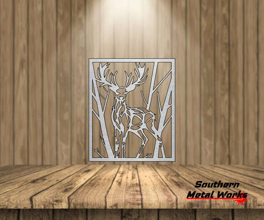Decorative deer-Buck panel SVG/DXF/PNG Digital Download