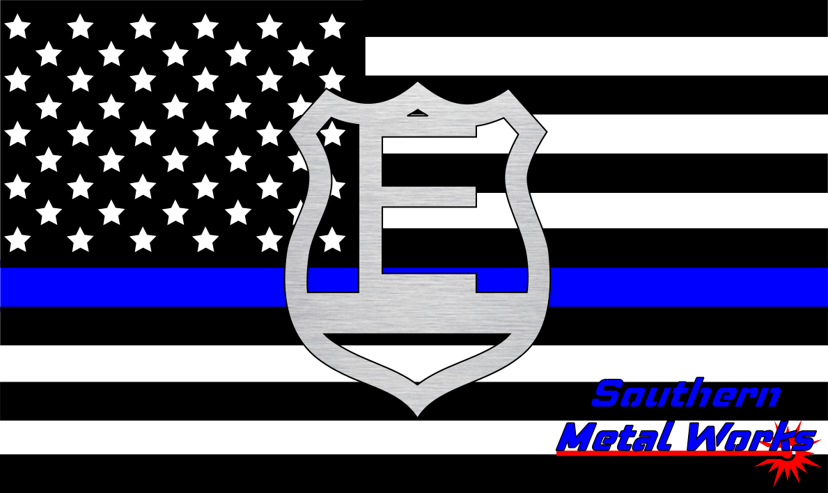 Police Badge A-Z Monogram Décor-DXF/SVG/PNG-Digital File