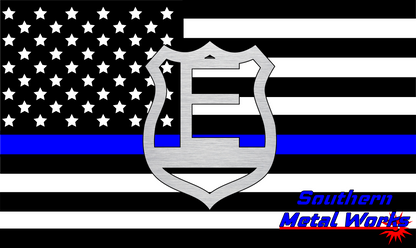 Police Badge A-Z Monogram Décor-DXF/SVG/PNG-Digital File