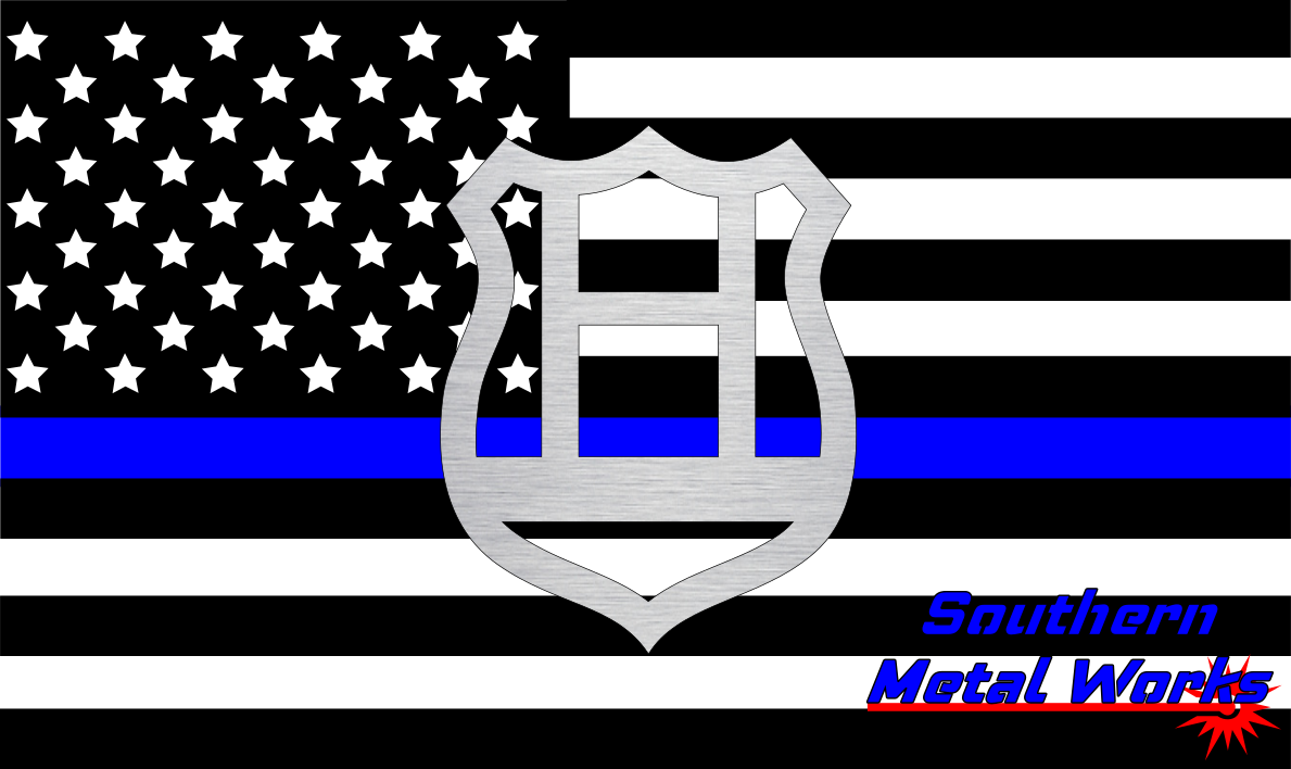 Police Badge A-Z Monogram Décor-DXF/SVG/PNG-Digital File