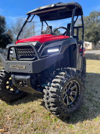 2015+ Honda Pioneer 500/520 Single Bar Dual Row LED headlight Replacement Kit
