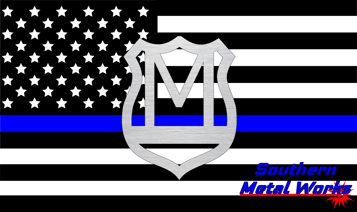 Police Badge A-Z Monogram Décor-DXF/SVG/PNG-Digital File