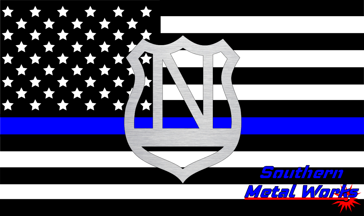 Police Badge A-Z Monogram Décor-DXF/SVG/PNG-Digital File