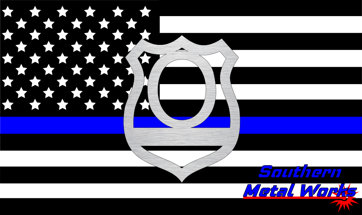 Police Badge A-Z Monogram Décor-DXF/SVG/PNG-Digital File