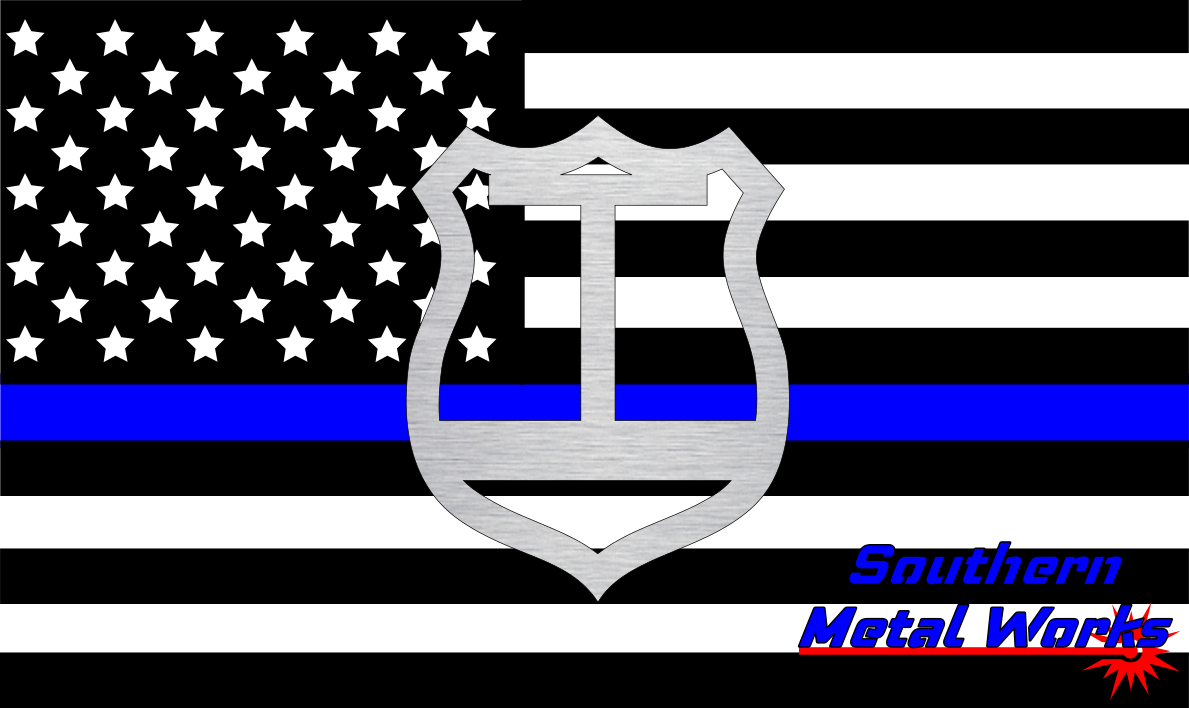 Police Badge A-Z Monogram Décor-DXF/SVG/PNG-Digital File