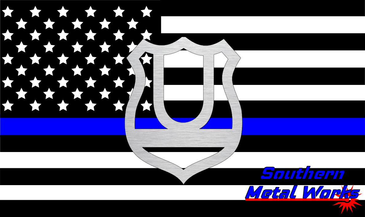 Police Badge A-Z Monogram Décor-DXF/SVG/PNG-Digital File