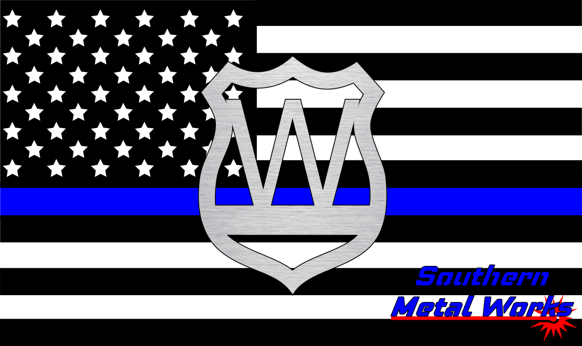 Police Badge A-Z Monogram Décor-DXF/SVG/PNG-Digital File