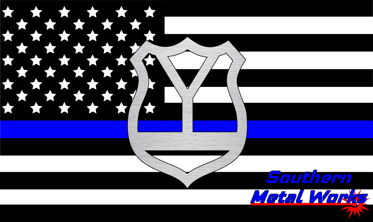 Police Badge A-Z Monogram Décor-DXF/SVG/PNG-Digital File