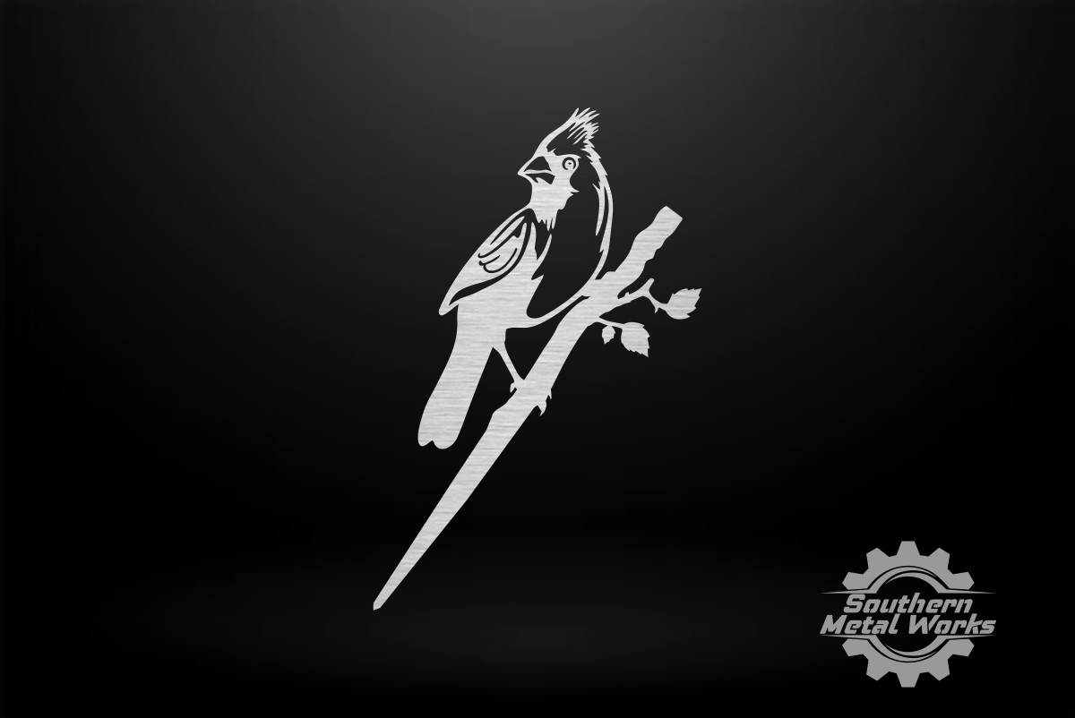 Cardinal/Cardinalidae/metal bird/outside décor/yard art/ tree art/tree bird/steel birds/animal art