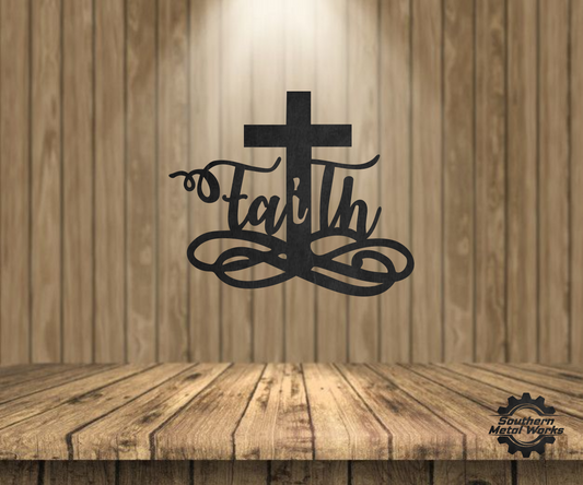 Cross | Faith| Christian decor | Christian Cross | Metal wall art
