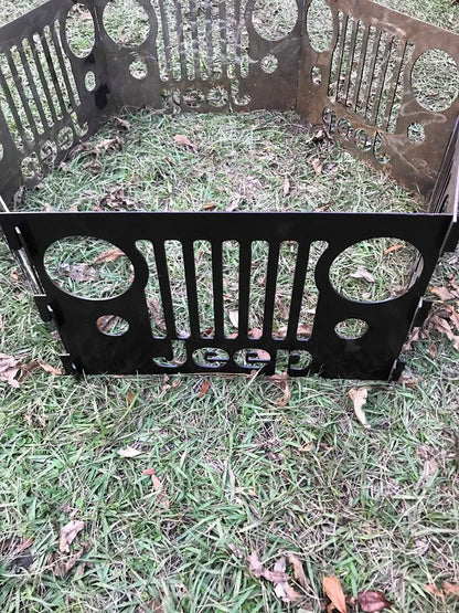 Custom Fire ring/Fire pit portable and collapsible