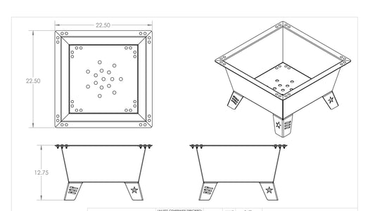 Fire Pit-Bolt Together Style
