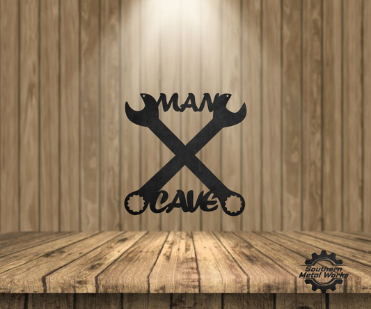Man Cave Metal Décor Sign- Metal Art-Father's Day Gifts
